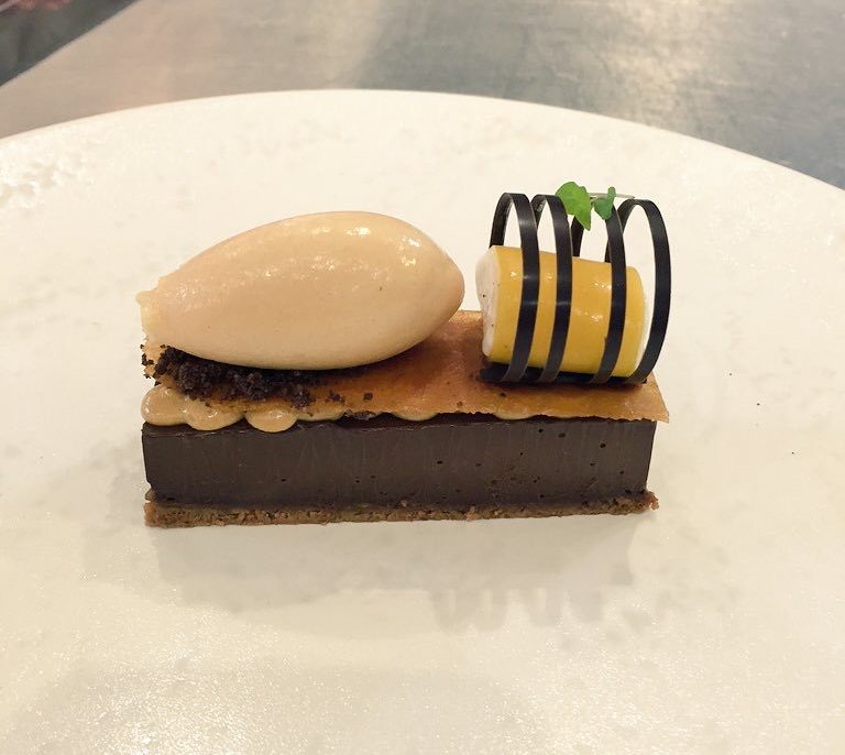 Galton Blackiston's chocolate dessert