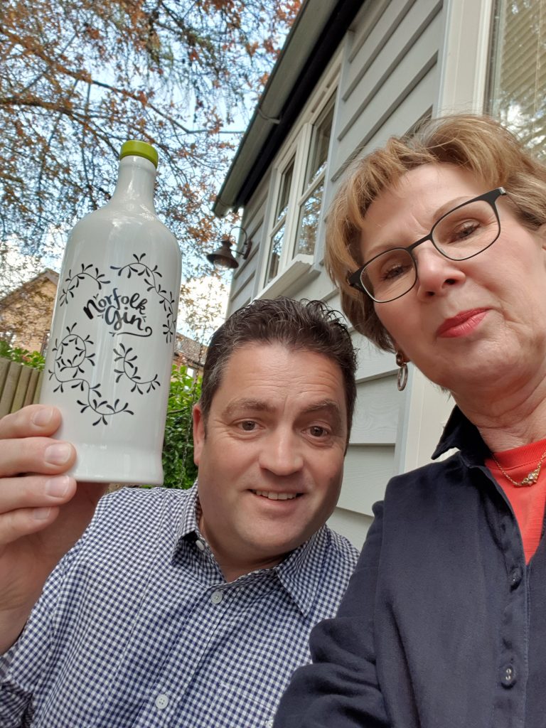 Jonathan and Alison of Norfolk Gin