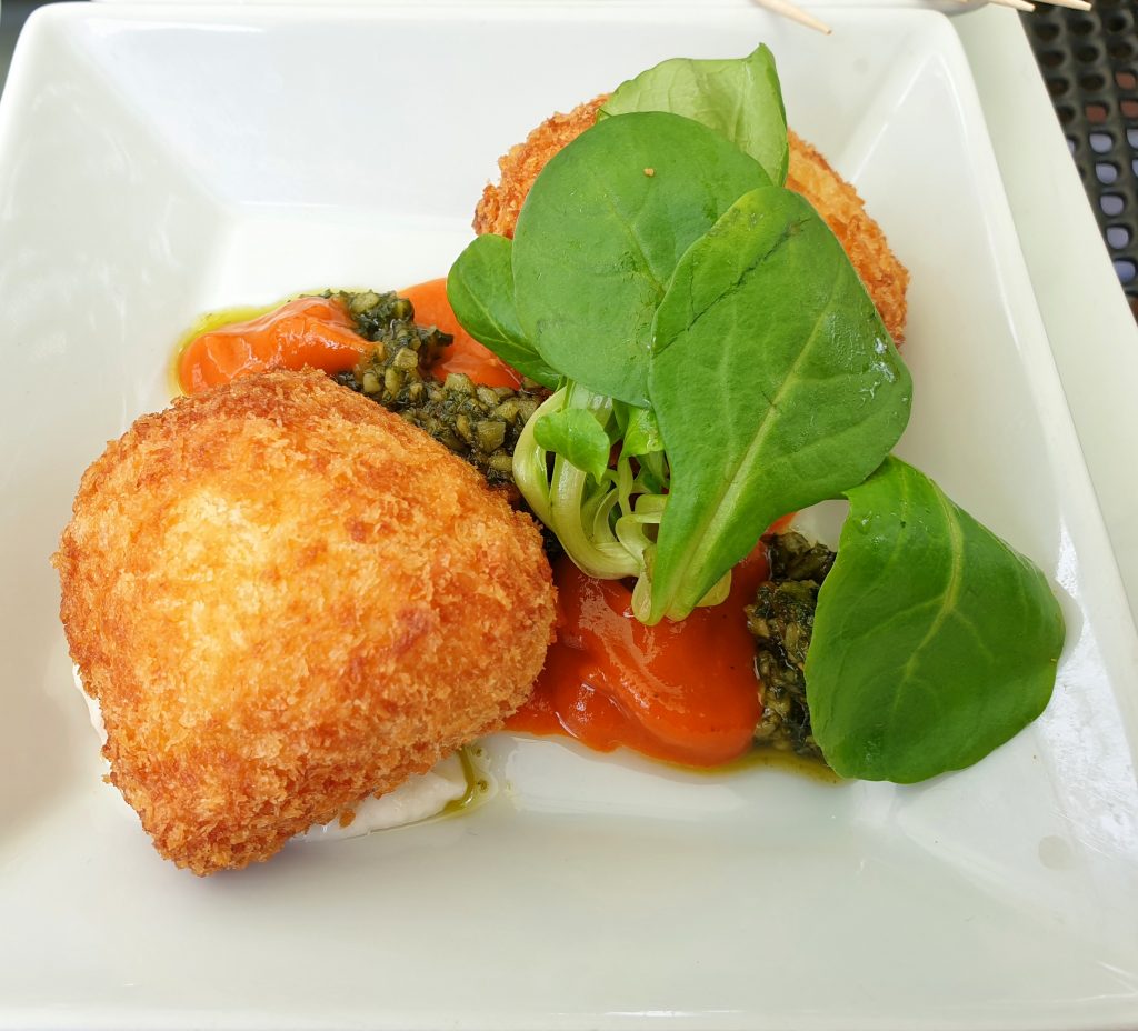 Goat cheese croquettes