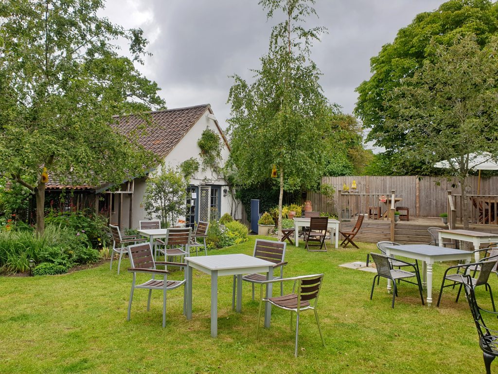 Outside dining space