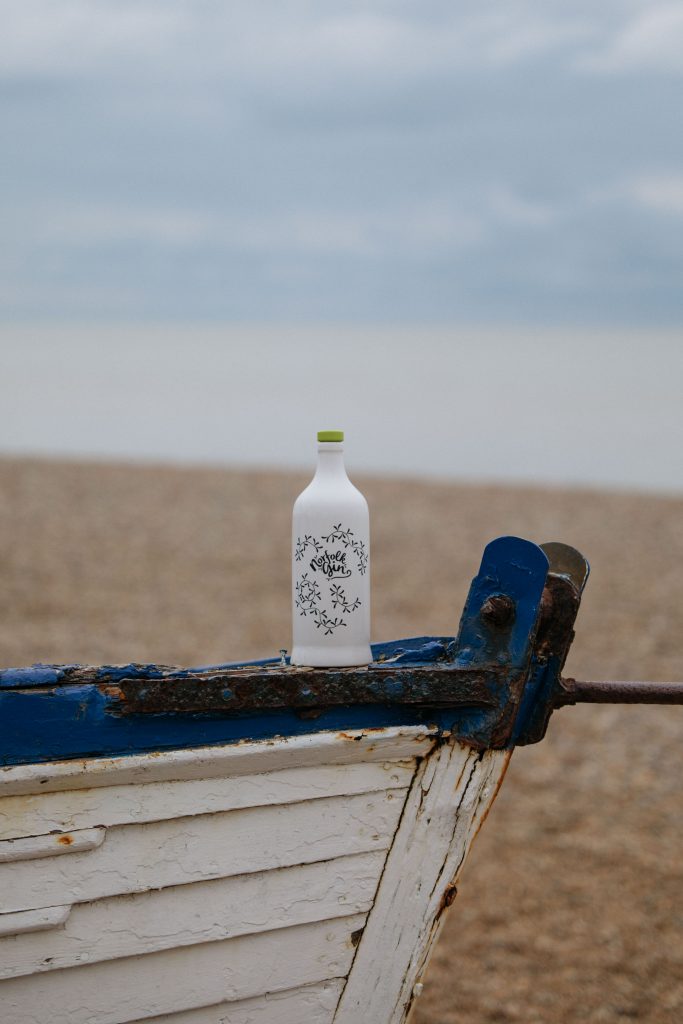 Norfolk Gin on a boat