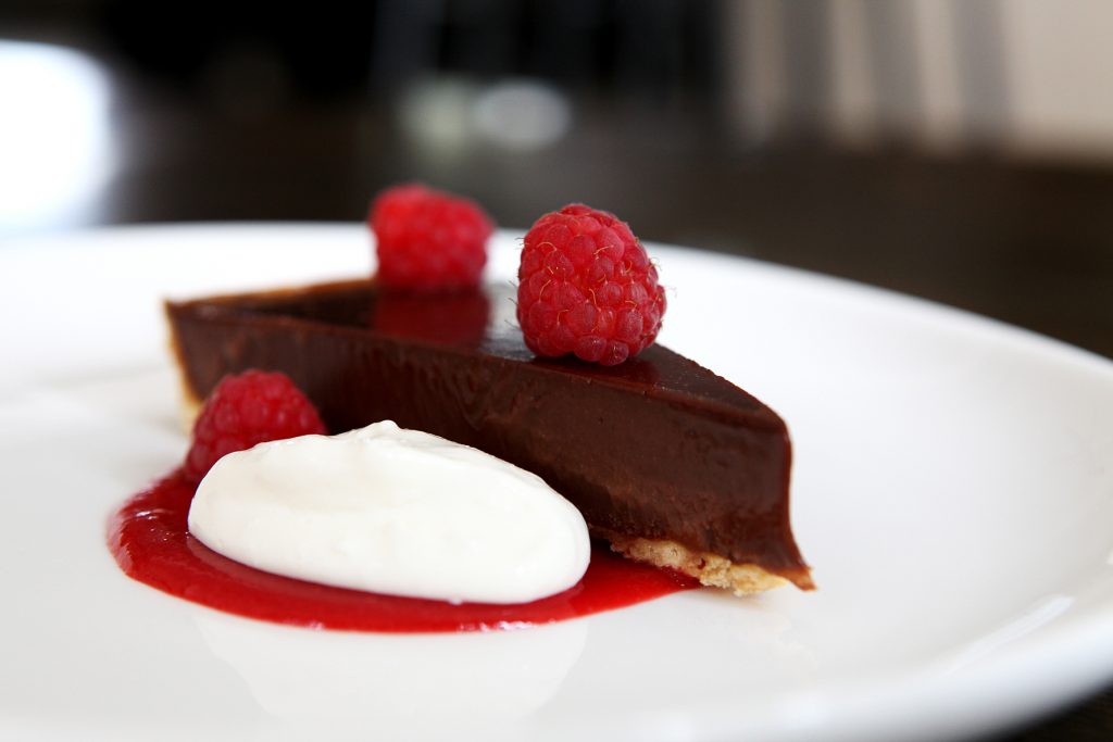 Chocolate dessert at Benedicts