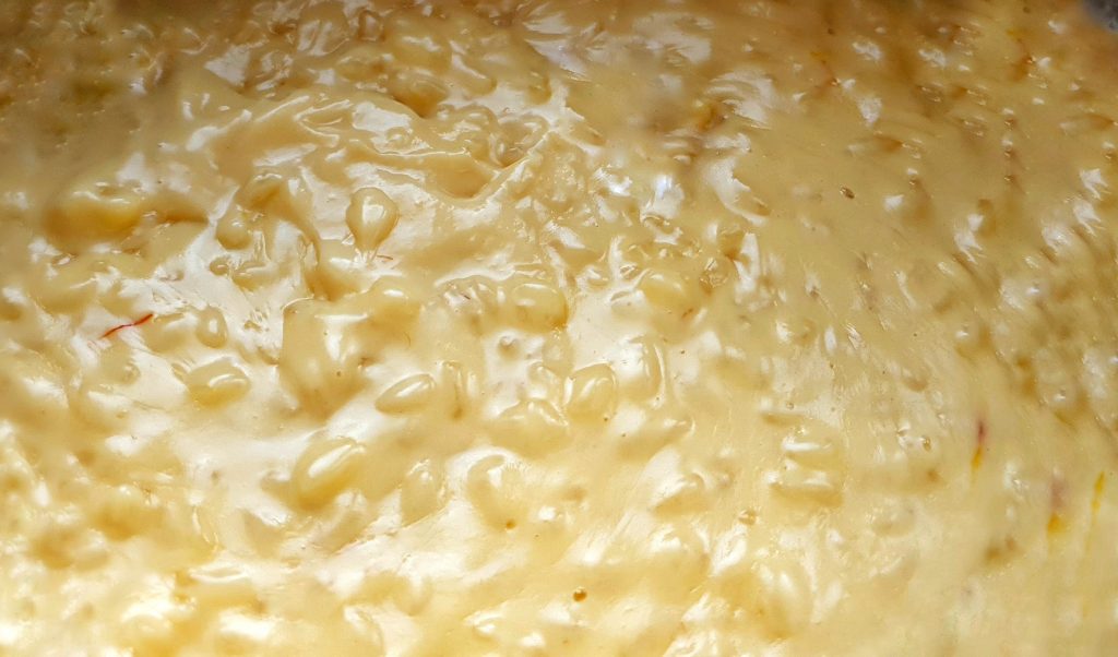 Creamy rice pudding