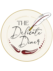 The Delicate Diner logo food writing recipes reviews interviews