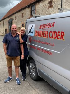 Paul and Beth from Norfolk Raider Cider