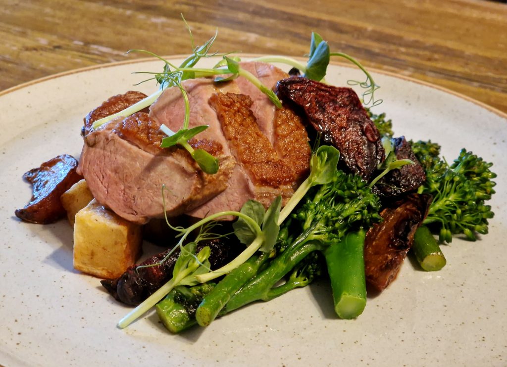 Duck breast at The Swan Loddon