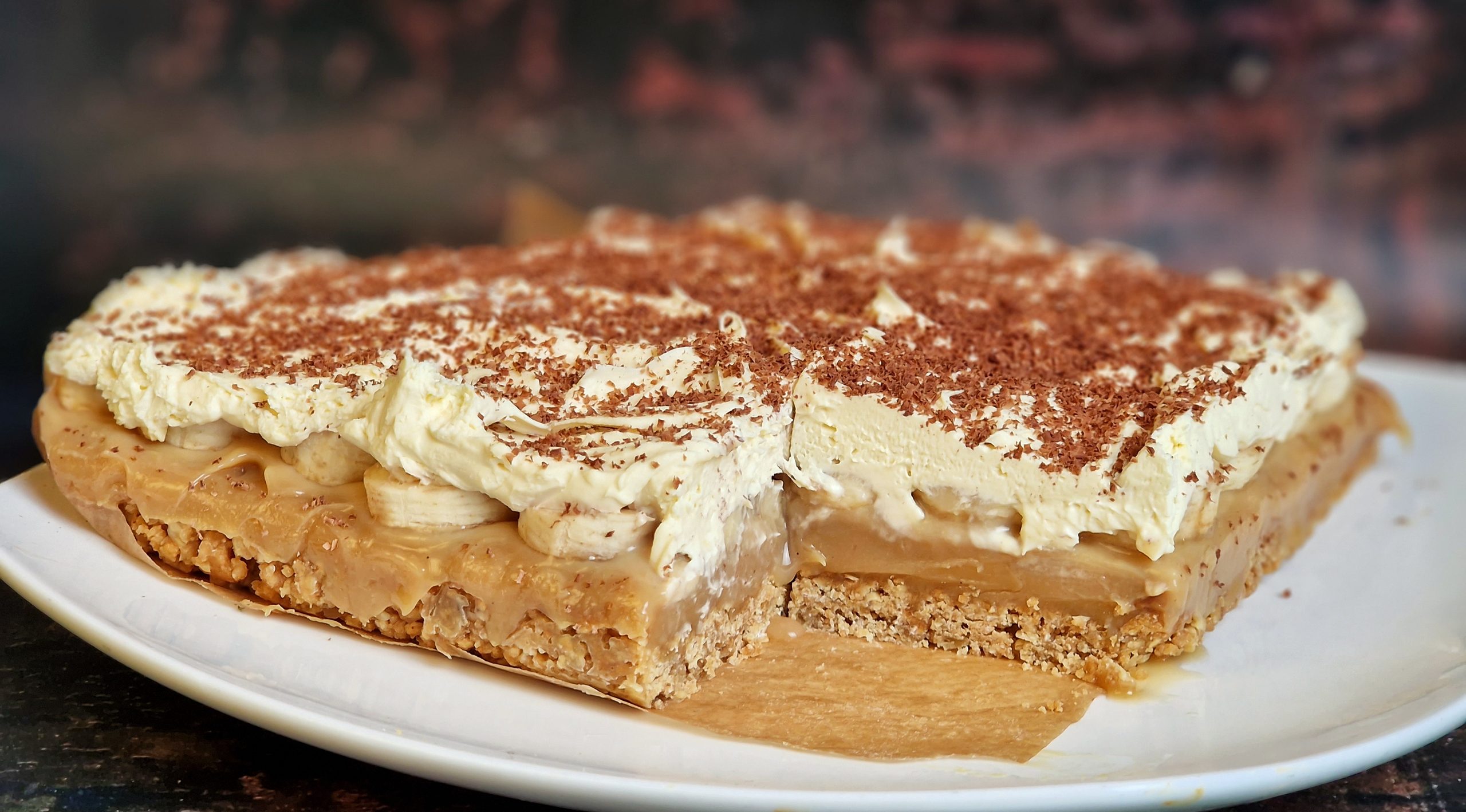 Ginger banoffee pie